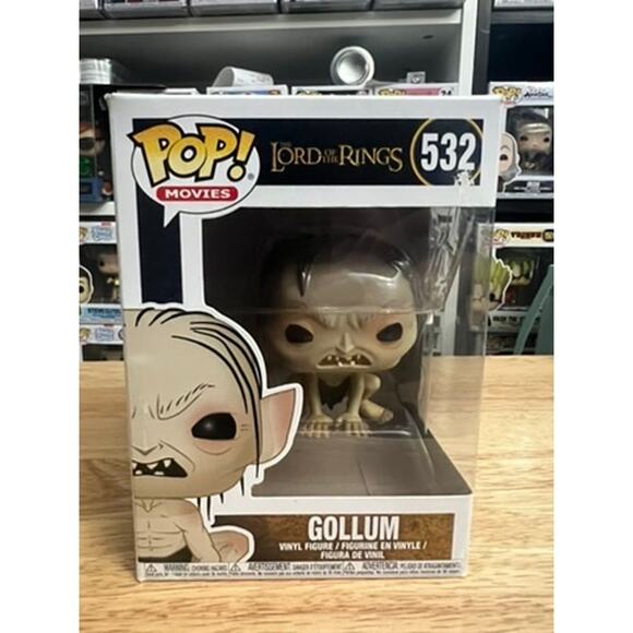 Gollum Crouched Lord of the Rings Funko Pop #532 LOTR Movies Tolkien Fantasy JRR - Picture 1 of 6